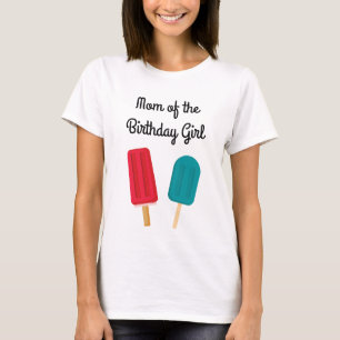 T-shirt Piscine à éclaboussures Anniversaire Fête Maman