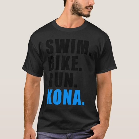 T-SHIRT PISCINE À VÉLO EXÉCUTION KONA 2023 MENS TRIATHLÈTE (Devant)