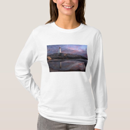 T-shirt Piscine de marée par le phare (Devant)