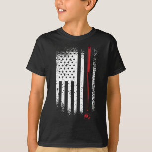 T-shirt Piscine graphique rétro Billard Snooker Billard Cu