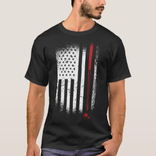 T-shirt Piscine graphique rétro Billard Snooker Billard Cu