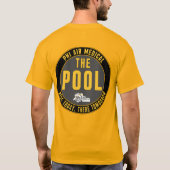 T-shirt Piscine jaune (Dos)