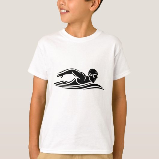T-shirt piscine, Piscine (Devant)