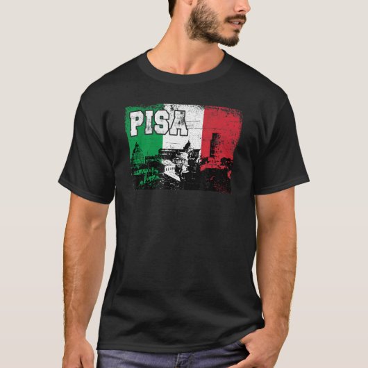 T-shirt Pise Italie Europe (Devant)
