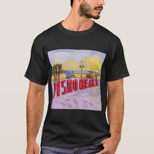 T-shirt Pismo Beach California - (Devant)