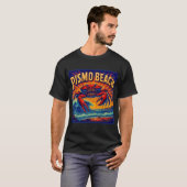 T-SHIRT PISMO BEACH CRAB MONSTER TEE. (Devant entier)