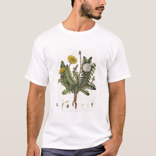 T-shirt Pissenlit (gravure de couleur) (Devant)