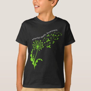 T-shirt Pissenlit sensibilisation à la santé mentale conse