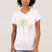 T-shirt pissenlit vert (Devant)