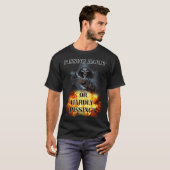 T-shirt Pisser Dur Ou Difficile Pisser (Devant entier)