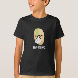T-shirt Pist-achioo Drôle éternuant Pistache Pun Dark BG