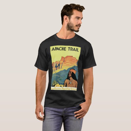 T-SHIRT PISTE APACHE (Devant entier)