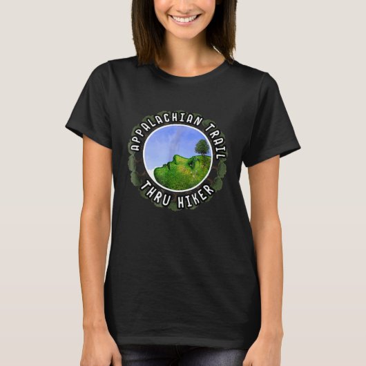 T-shirt Piste Appalachienne Trail Thru Hiker Et Backpacker (Devant)