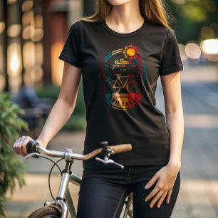 T-shirt Piste cyclable Retro Erie Canal.