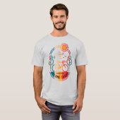 T-shirt Piste cyclable Retro Flume Trail (Devant entier)