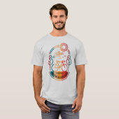 T-shirt Piste cyclable Retro Withlacoochee (Devant entier)