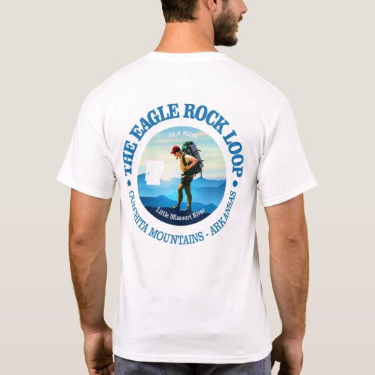 T-shirt Piste de boucle Eagle Rock (Dos)