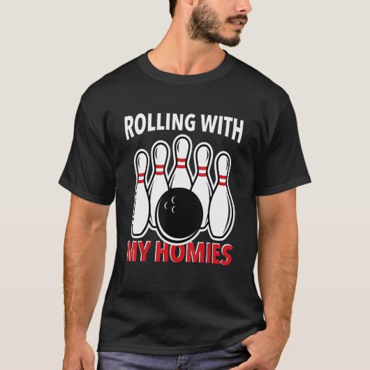 T-shirt piste de bowling dire 9 (Devant)