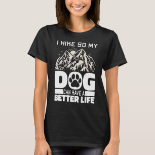 T-shirt Piste de randonnée à chiens - Randonnée en nature