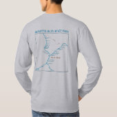 T-shirt Piste des chutes du RGSP (Dos)