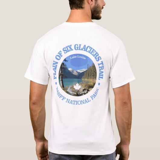 T-shirt Piste des Six Glaciers (e) (Dos)