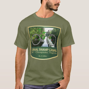 T-shirt Piste du canal de marais lugubre (vélo2)