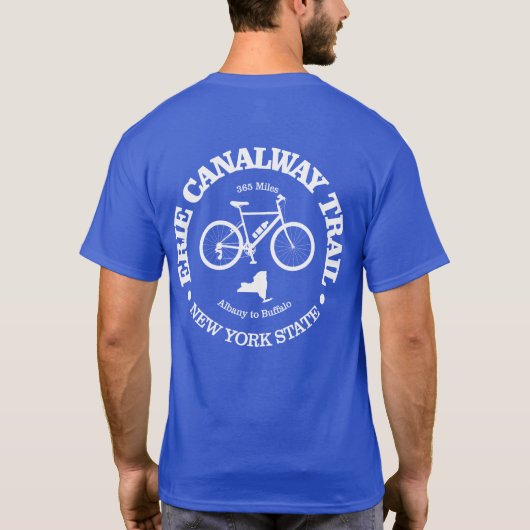 T-shirt Piste du canal Erie (cyclisme) (Dos)