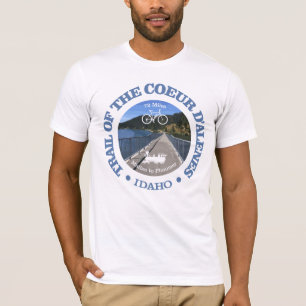 T-shirt Piste du Coeur d'Alene (vélo c)