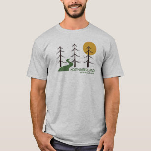 T-shirt Piste du parc national Northumberland