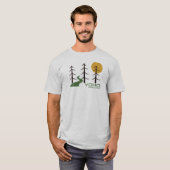 T-shirt Piste du parc national Yoho (Devant entier)