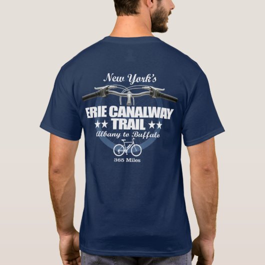 T-shirt Piste Erie Canalway (H2) (Dos)