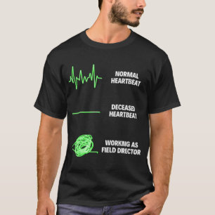T-shirt Piste et directeur de terrain Champ de bataille de