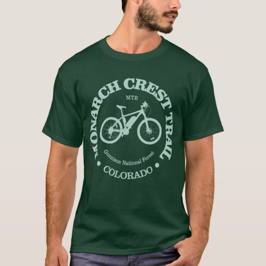 T-shirt Piste Monarch Crest (cyclisme) (Devant)