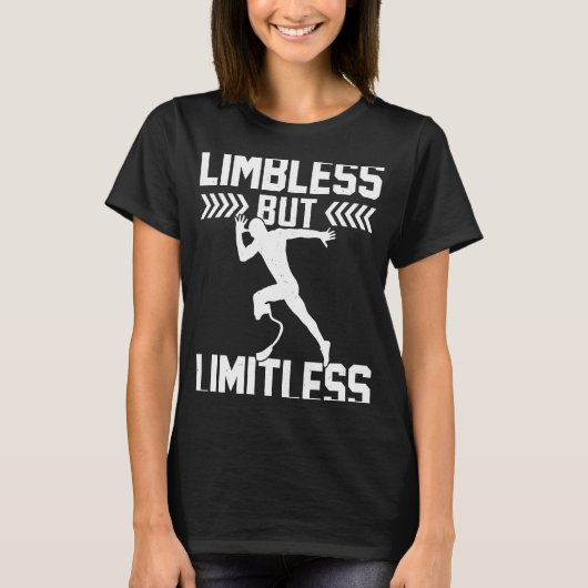 T-shirt Piste Prothétique Limitée Mais Sans Limite (Devant)