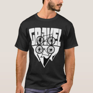 T-shirt Pistes de gravier Vélo tout terrain Vélo de gravie