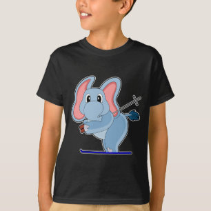T-shirt Pistes de ski Elephant Ski