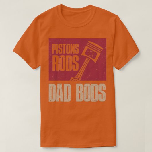 T-shirt Piston Rods et Papa Bods (Design devant)