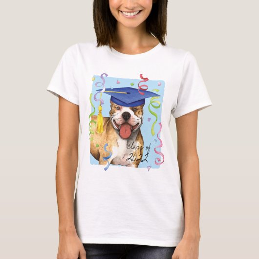 T-shirt Pit Bull Graduate (Devant)