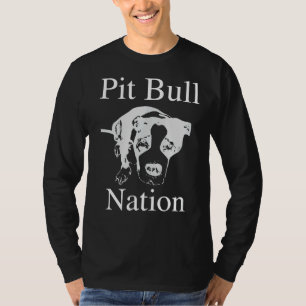 T-shirt Pit Bull Nation Pittie Fan Amoureux des chiens Ado