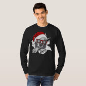 T-shirt Pit Bull Noël Joyeux Pitmas (Devant entier)