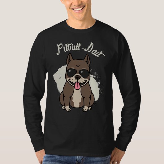 T-shirt Pit Bull Papa (Devant)
