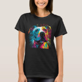 T-shirt Pit Bull pitbull Artistic Pibble (Devant)