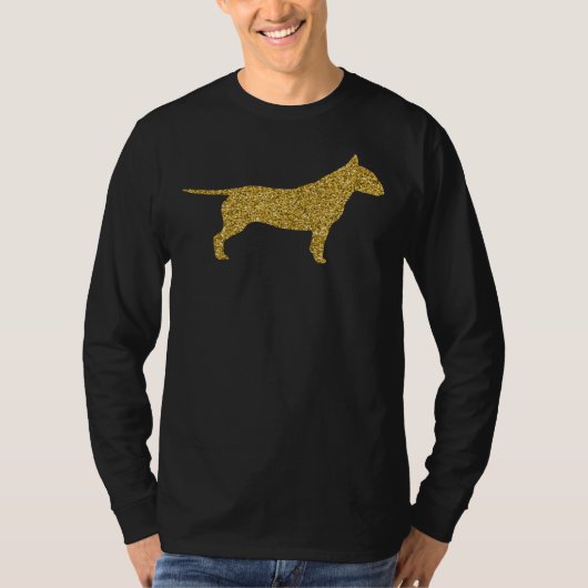 T-shirt Pit Bull Pittie Pitbull Chien Parties scintillant (Devant)