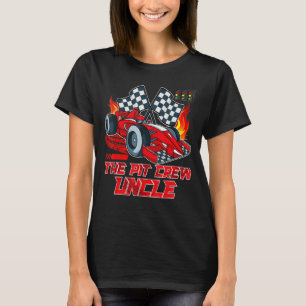 T-shirt Pit Crew Oncle Course Voiture Anniversaire Famille