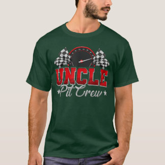 T-shirt Pit Crew Race Racing Uncle Family Birthday Party G