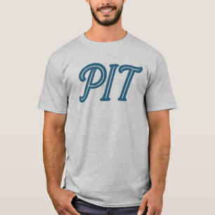 T-shirt PIT Pittsburgh PA Code aéroport - Steel City Trave