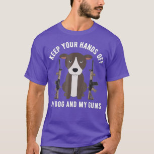 T-shirt Pitbull 2ème amendement Anti-Arme de contrôle