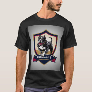 T-shirt Pitbull à l'université : Logo