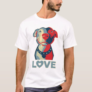 T-shirt Pitbull - AMOUR