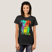T-shirt Pitbull Artwork Pit Bull Dog Lover (Devant entier)
